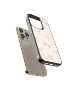 Ribbon And Bow Premium Glass Phone Case