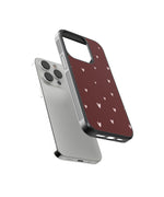 Red Heart Minimal Premium Glass Phone Case
