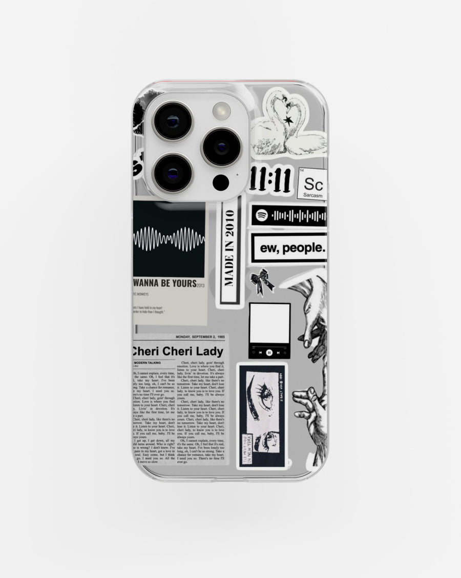 Cherry Cherry Lady Clear Silicone Case