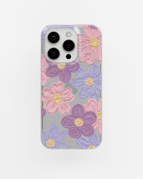 Pinteresty Floral 5 Clear Silicone Case