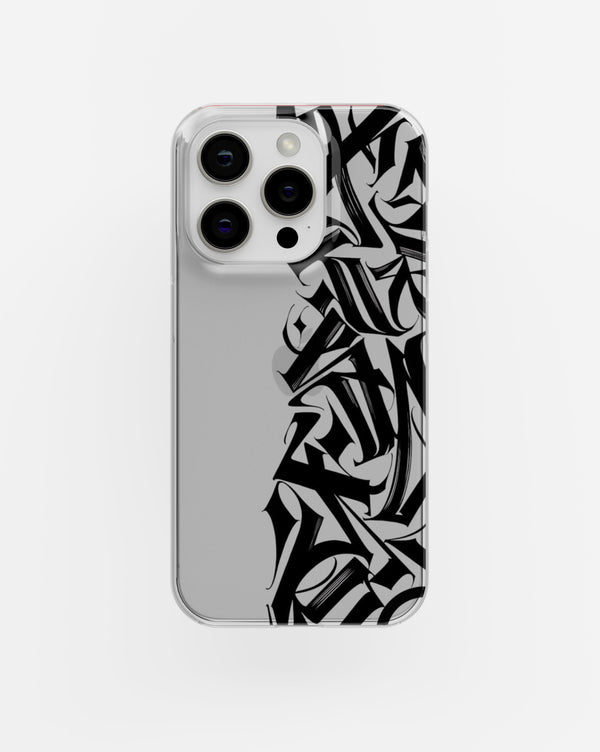 Alphabet Clear Silicone Case
