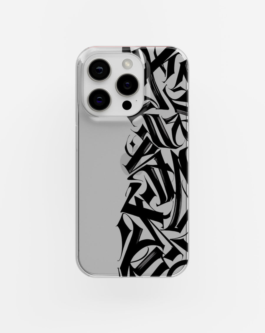 Alphabet Clear Silicone Case