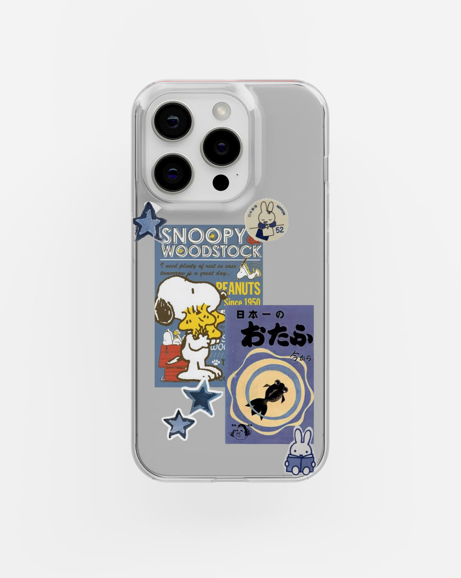 Snoopy Woodstock Clear Silicone Case