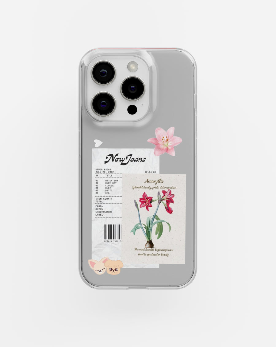 New Jeans Clear Silicone Case