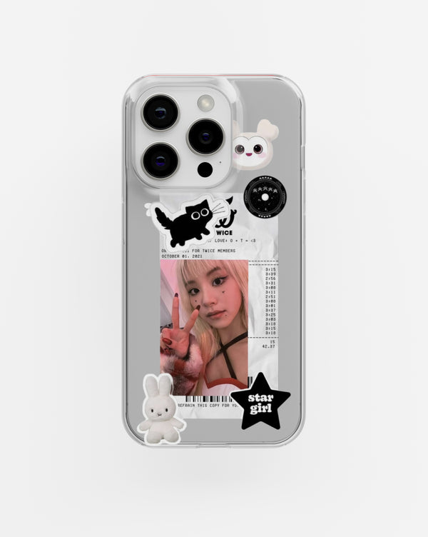 Star Girl Clear Silicone Case