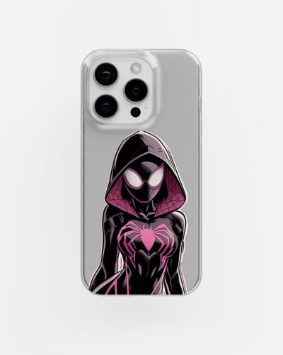 Spider-Girl Web Swing Clear Silicone Case