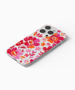 Pinteresty Floral Clear Silicone Case