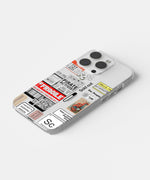 I am not a Morning Person Clear Silicone Case