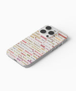 Love Story Clear Silicone Case