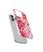 Pinteresty Floral Clear Silicone Case