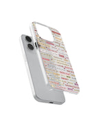 Love Story Clear Silicone Case