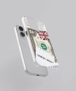 Old Money Note Clear Silicone Case