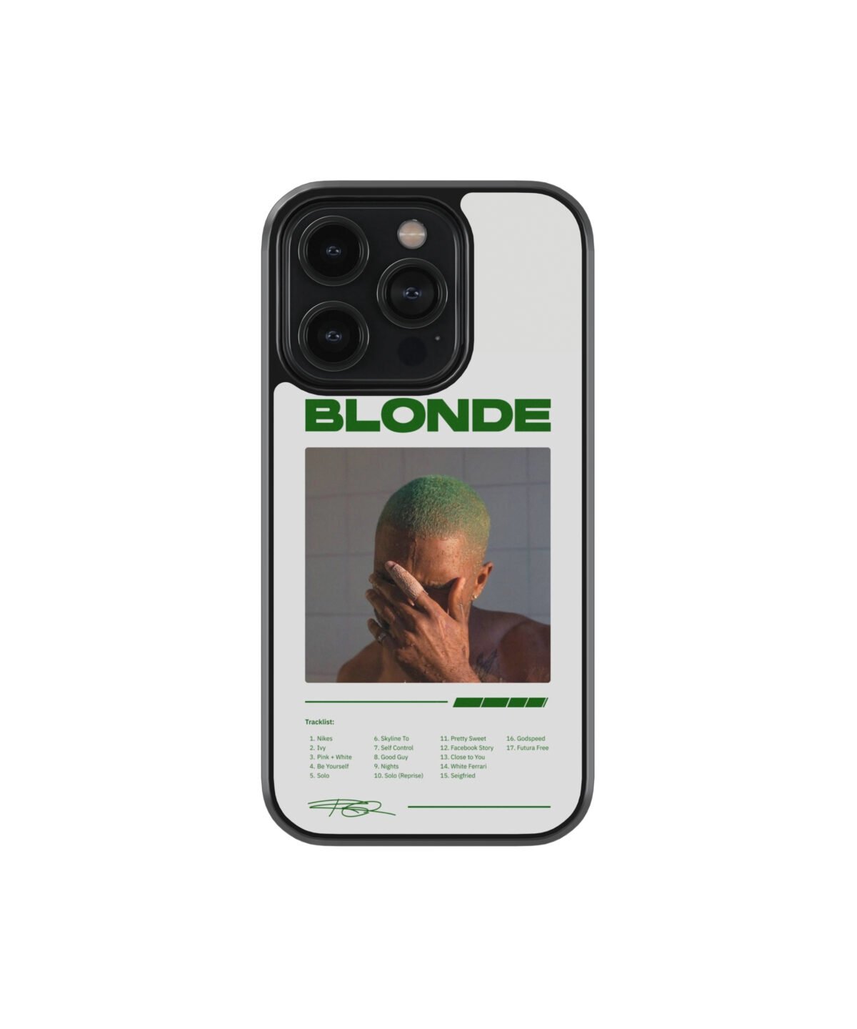Frank Ocean "Blonde" Premium Glass Phone Cases - Image 1