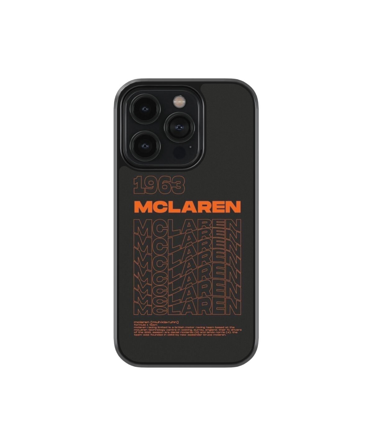 1963 Maclaren Premium Glass Phone Cases - Image 1