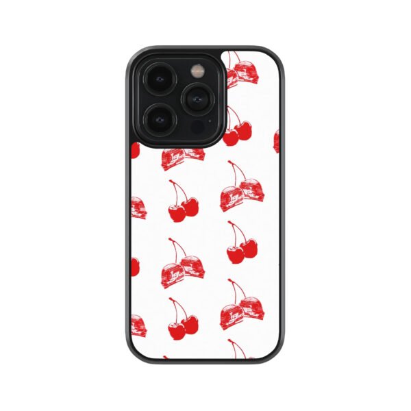F1 Red Cherry Premium Glass Phone Cases