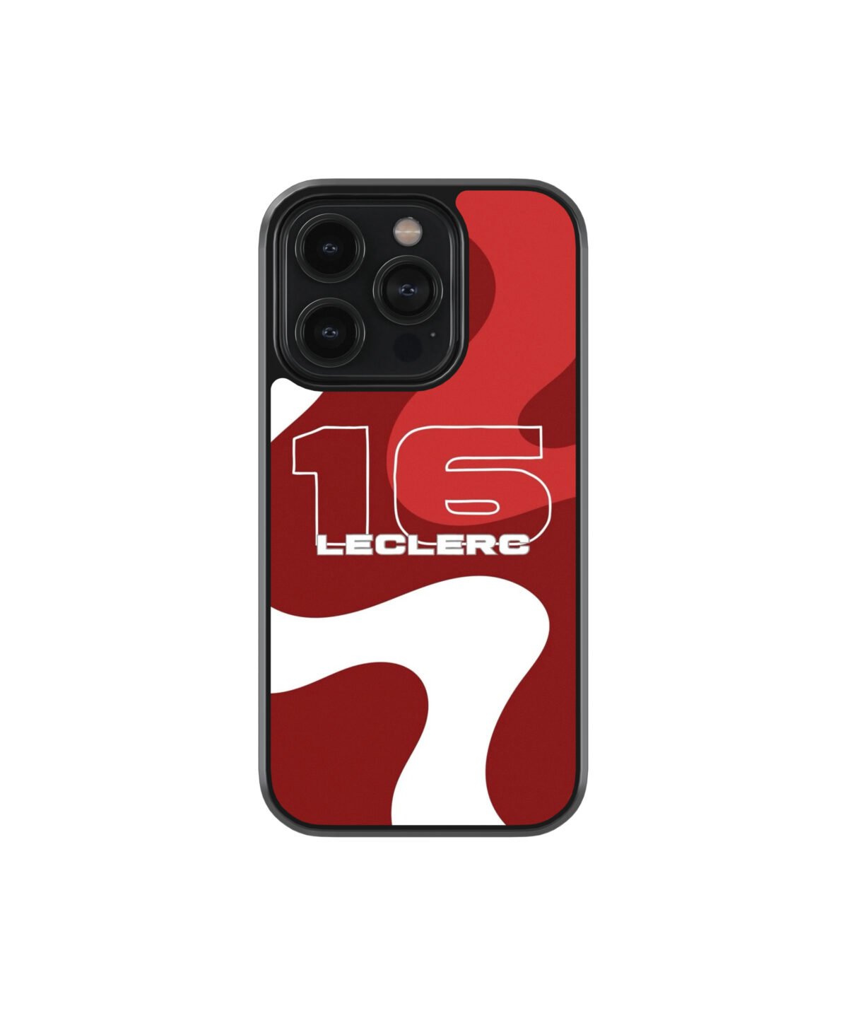 Charles Leclerc Abstract Premium Glass Phone Cases - Image 1
