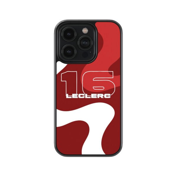 Charles Leclerc Abstract Premium Glass Phone Cases