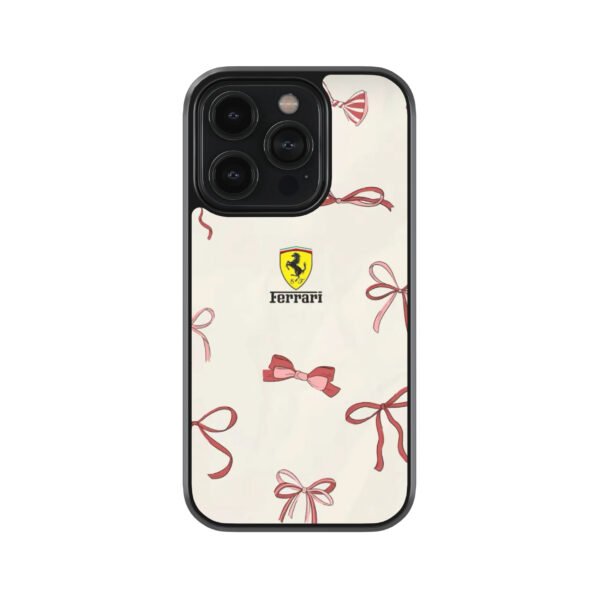 F1 Pookie Ribbon Premium Glass Phone Cases