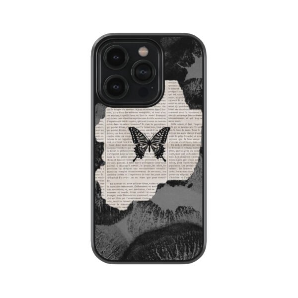 Butterfly Vintage Premium Glass Phone  Cases