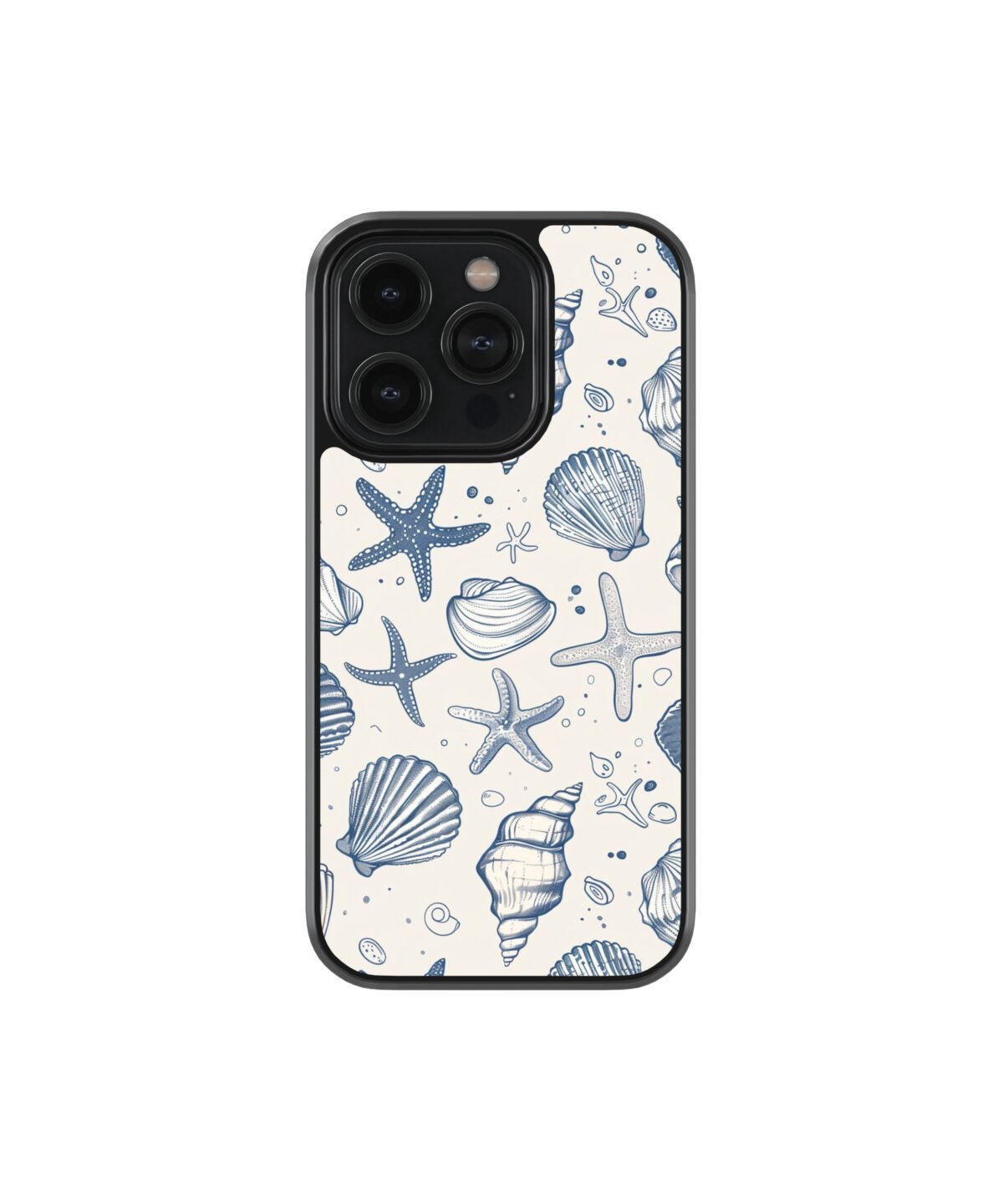 Sea Abstract Premium Glass Phone Case - Image 1