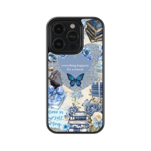 Everything Happens For a Reason Premium Glass Phone Case
