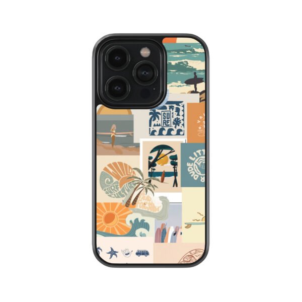 Beach Asthetics Premium Glass Phone Cases