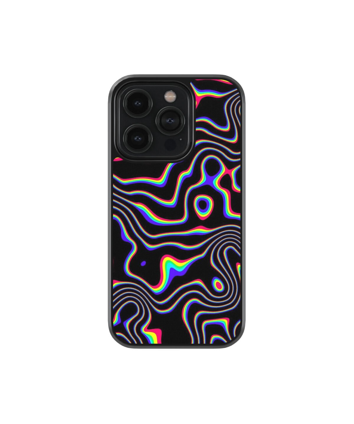 Lines Art Y2K Premium Glass Phone Case - Image 1