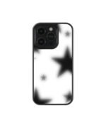 Black And White Star Premium Glass Phone Case