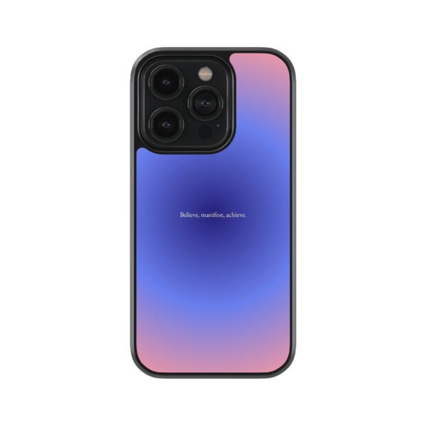 Believe Menifest Achieve Premium Glass Phone Case