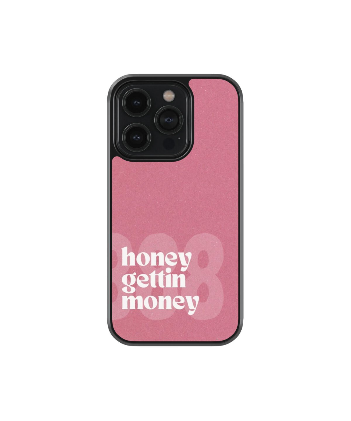 Honey Getting Money Premium Glass Phone Case - Image 1