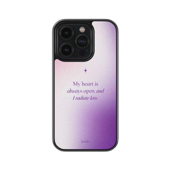 My Heart Is Always Open Premium Glass Phone Case