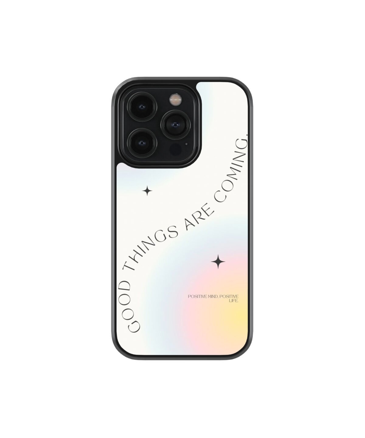 Good Things Are Coming Premium Glass Phone Case - Image 1