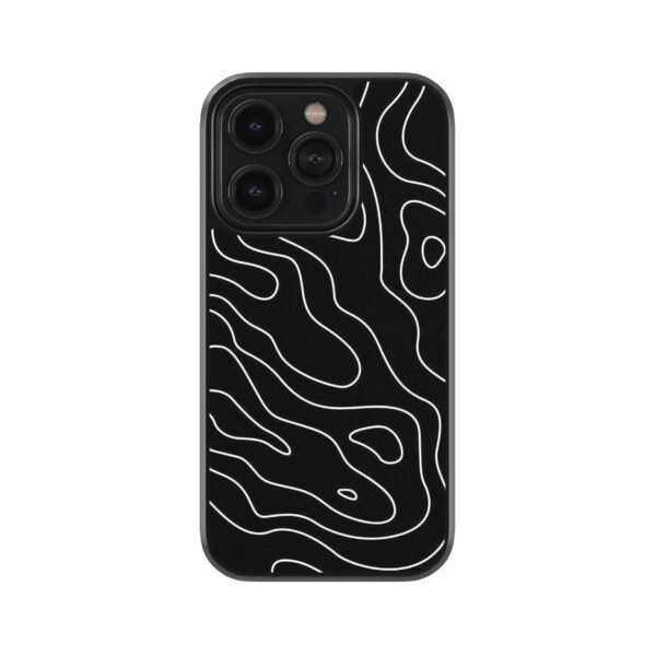 Line Art Funky Premium Glass Phone Case