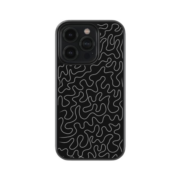 Line Art Abstract Premium Glass Phone Cases
