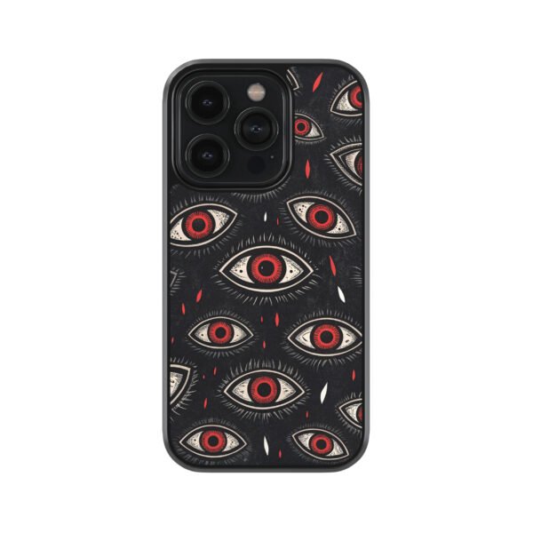 Red Eye Premium Glass Phone Cases