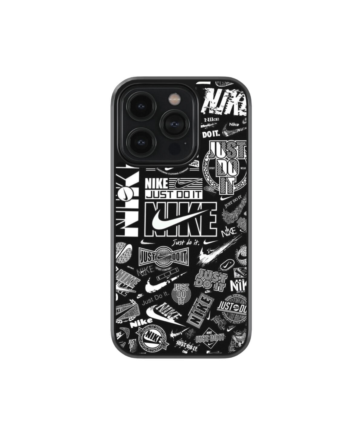 Swoosh Nike Premium Glass Phone Case - Image 1