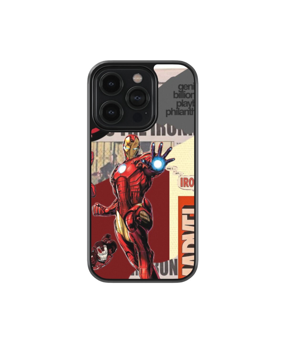 Iron Man Spotify Premium Glass Phone Cases - Image 1