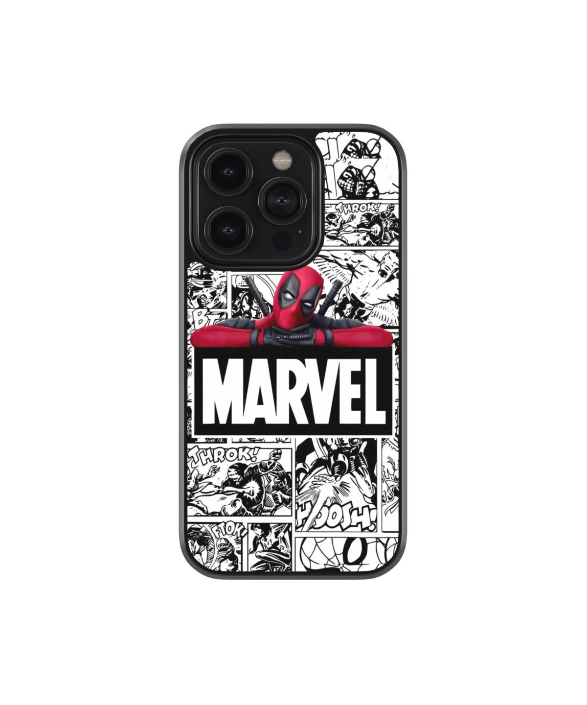 Dead Pool Premium Glass Phone Case - Image 1