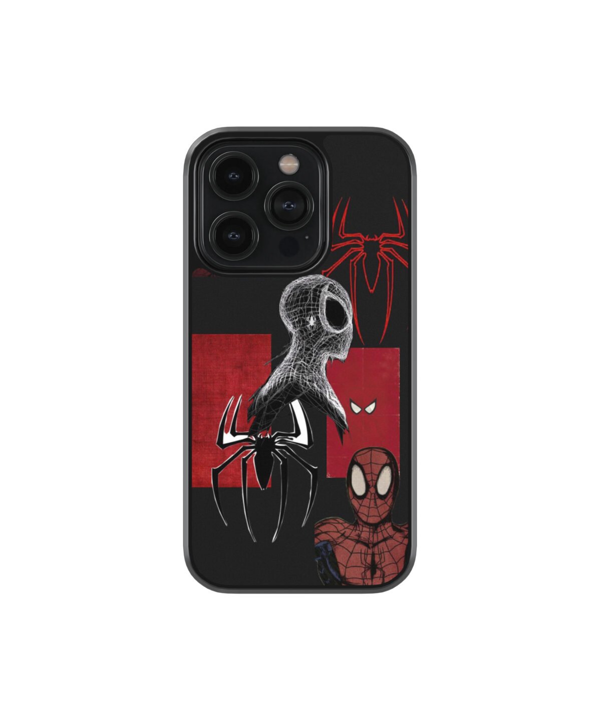 Spider Man Spotify Premium Glass Phone Case - Image 1