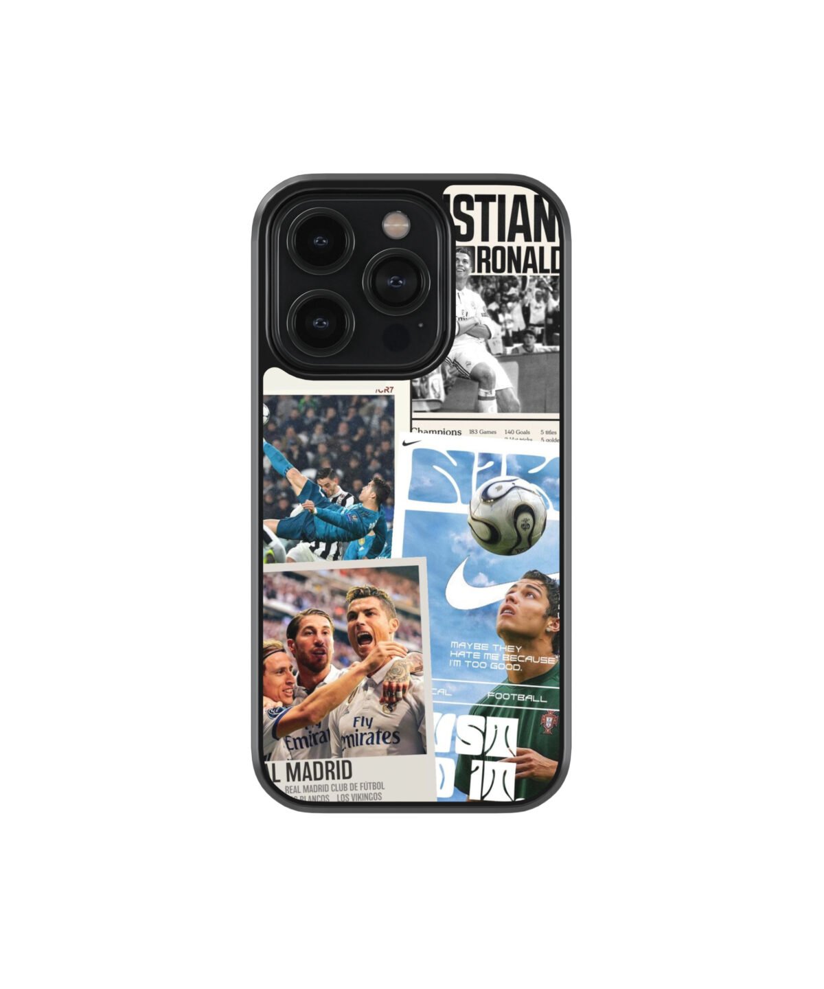 Ronaldo Spotify Premium Glass Phone Cases - Image 1