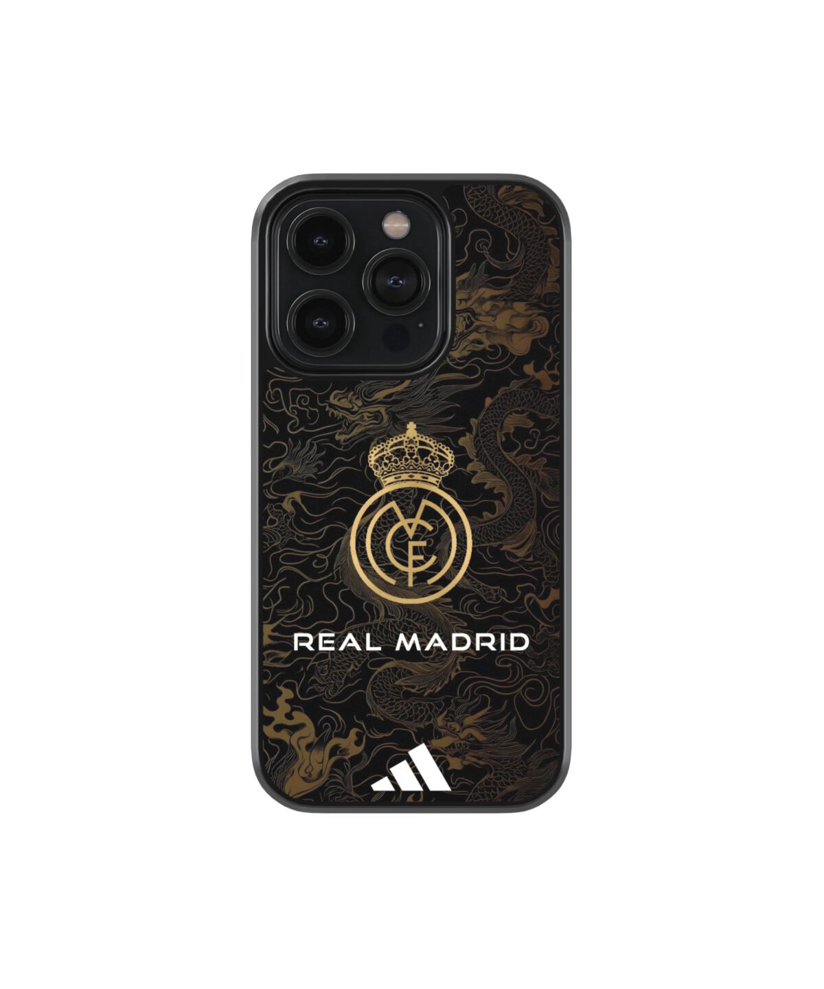 Madrid Adidas Premium Glass Phone Case - Image 1