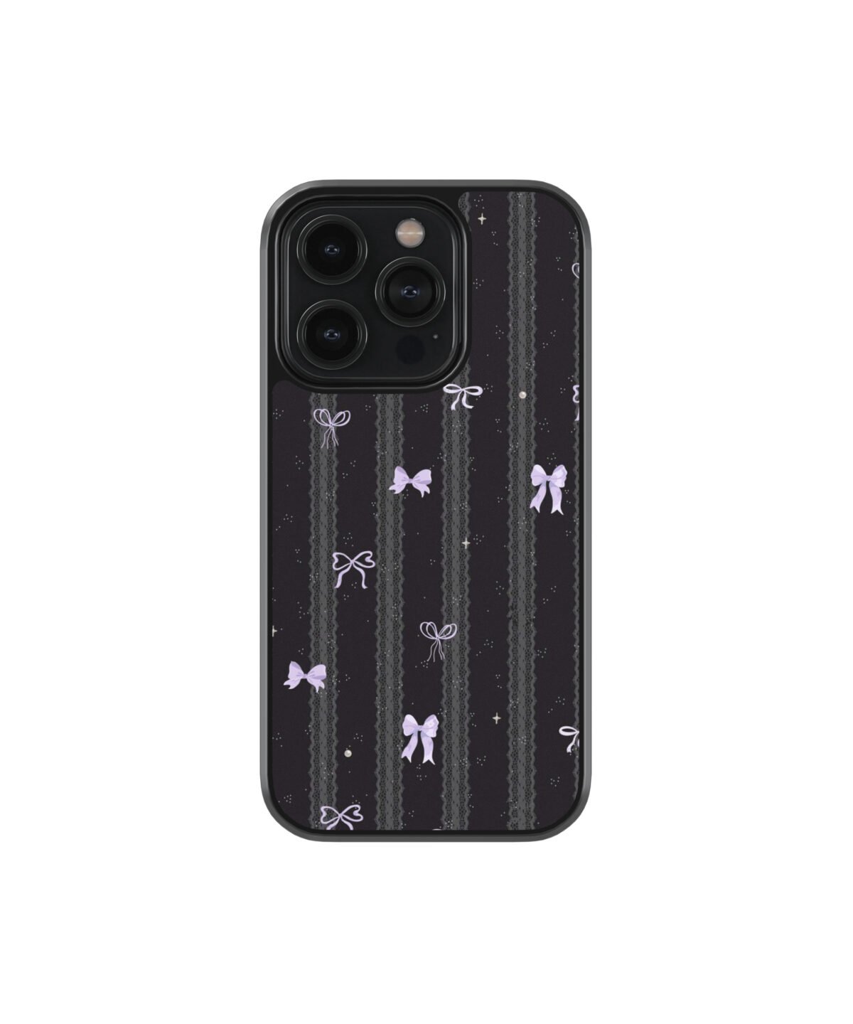 Pintresty Bow 2 Premium Glass Phone Case - Image 1