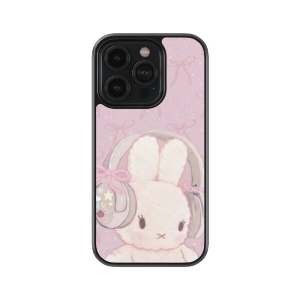 Bunny and Bow Premium Glass Phone Case