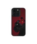 Black Cat Premium Glass Phone Cases