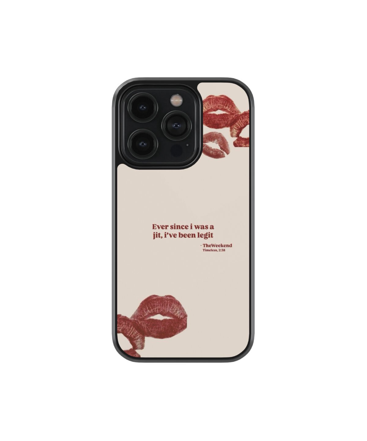 Ever Since I Was Jit "Weekend" Premium Glass Phone Cases - Image 1
