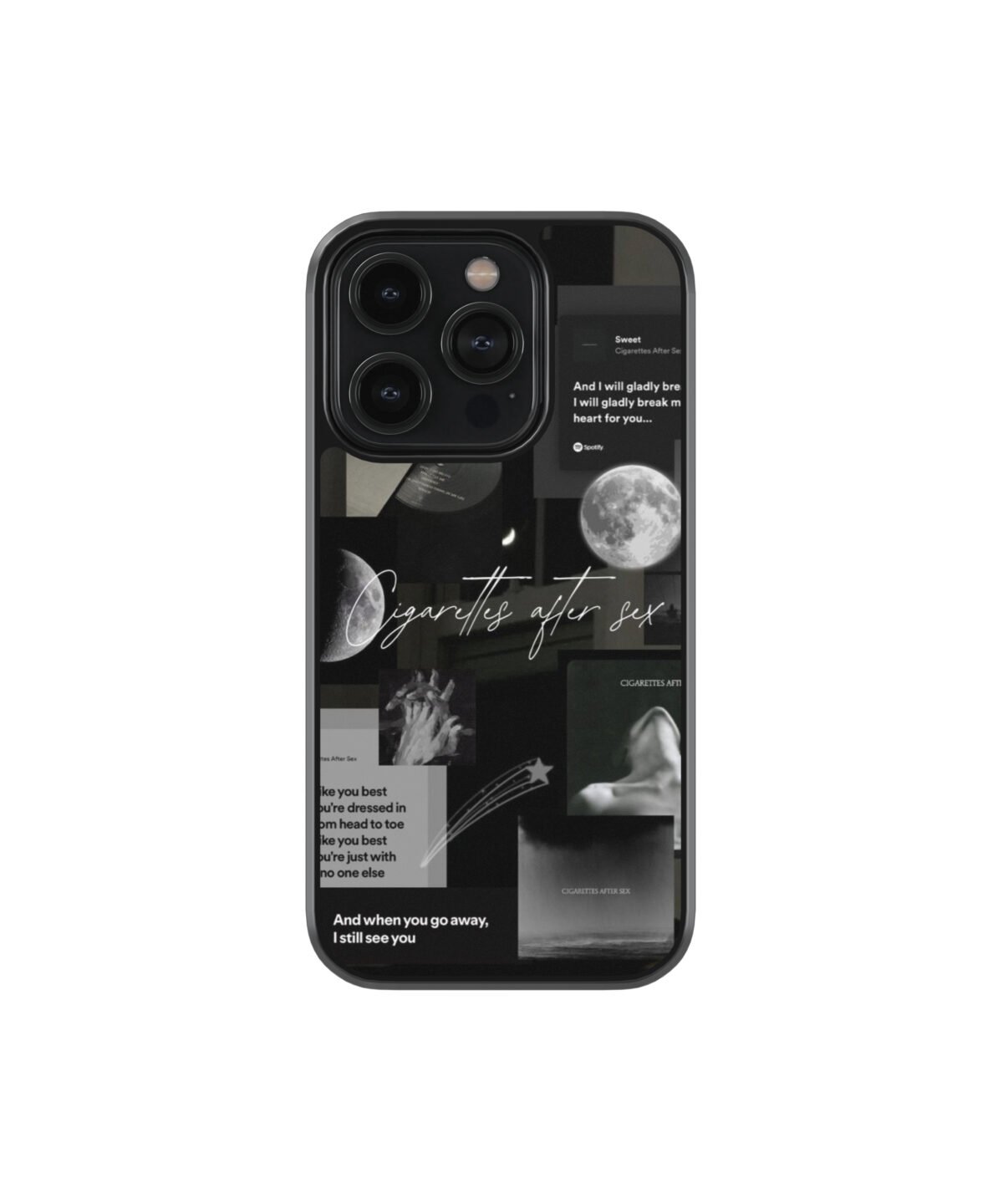 Cigarette After Sex Spotify Premium Glass Phone Cases - Image 1