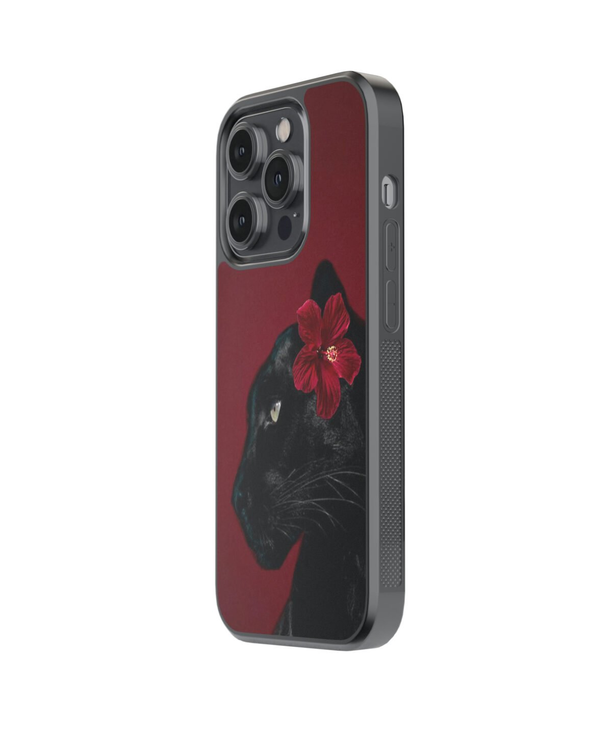 Black Cat Premium Glass Phone Cases - Image 4