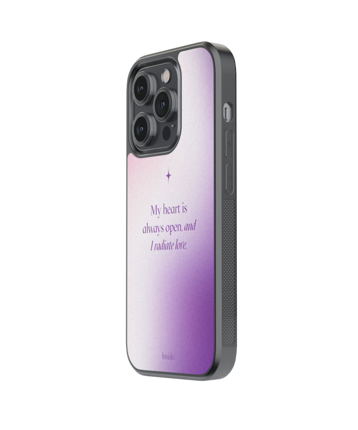 My Heart Is Always Open Premium Glass Phone Case - Image 4