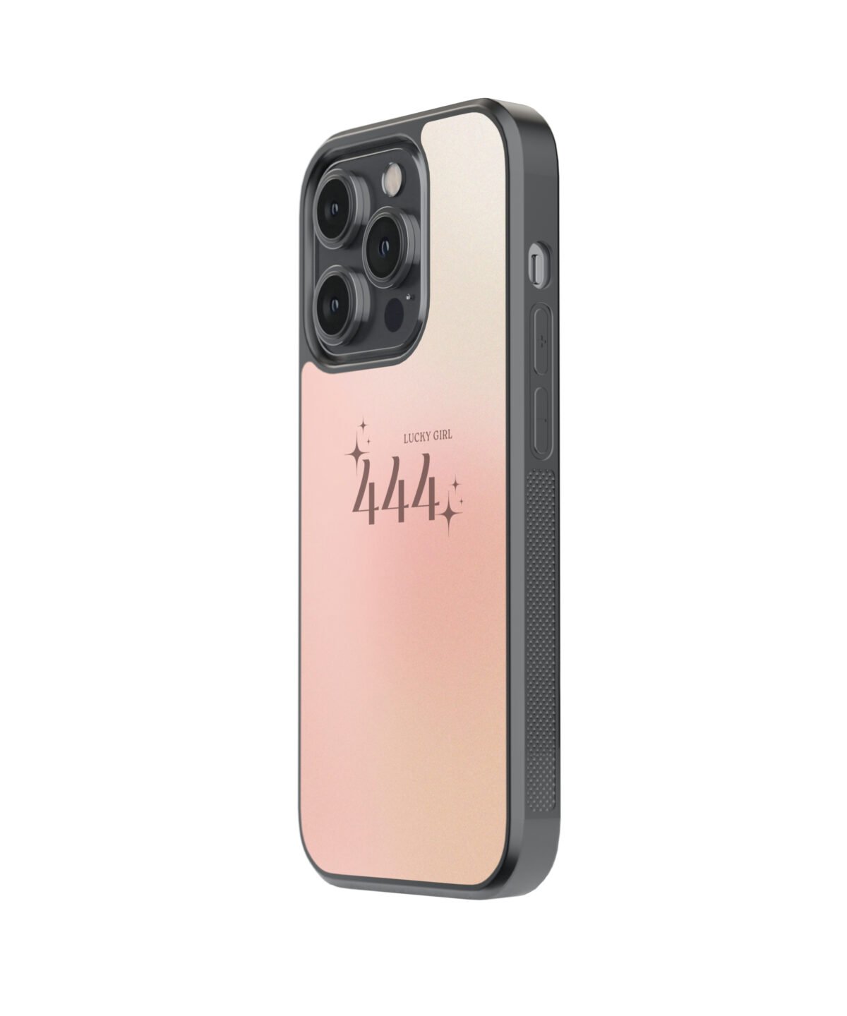 444 Lucky Girl Premium Glass Phone Case - Image 4