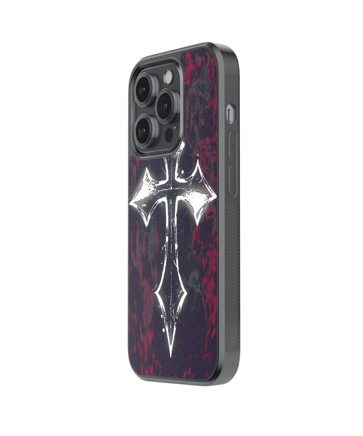 Cross Abstract Premium Glass Phone Cases - Image 4